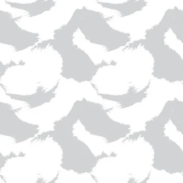 Abstract Brush Fur Seamless Pattern Stock Illustration