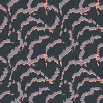 Abstract Brush Fur Seamless Pattern Stock Illustration