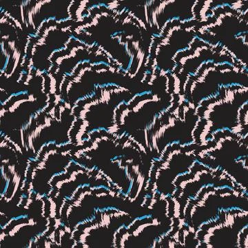 Abstract Brush Fur Seamless Pattern イラスト素材