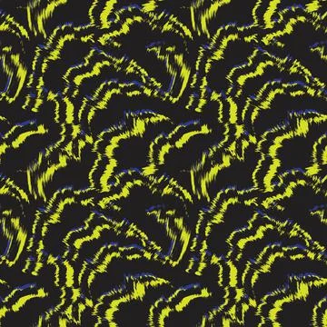 Abstract Brush Fur Seamless Pattern Stock Illustration