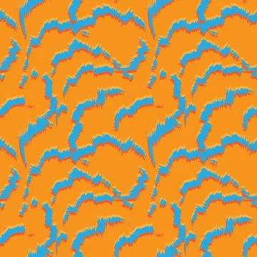 Abstract Brush Fur Seamless Pattern Stock Illustration