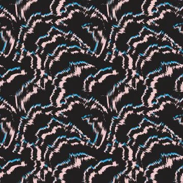 Abstract Brush Fur Seamless Pattern イラスト素材