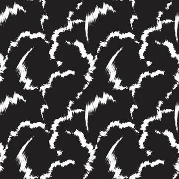 Abstract Brush Fur Seamless Pattern Stock Illustration