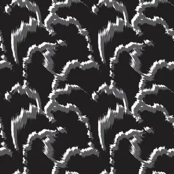 Abstract Brush Fur Seamless Pattern イラスト素材