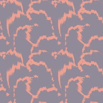 Abstract Brush Fur Seamless Pattern Stock Illustration