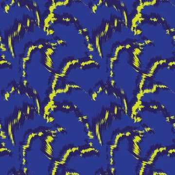 Abstract Brush Fur Seamless Pattern Stock Illustration