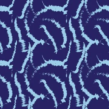 Abstract Brush Fur Seamless Pattern 스톡 일러스트