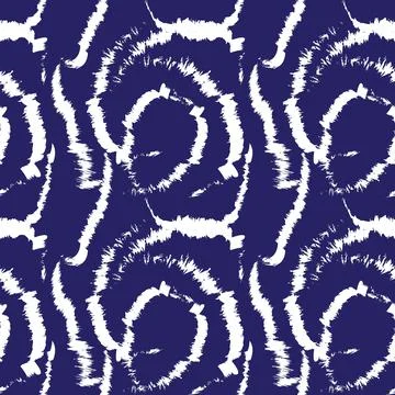 Abstract Brush Fur Seamless Pattern Stock Illustration