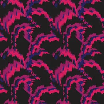 Abstract Brush Fur Seamless Pattern Stock Illustration