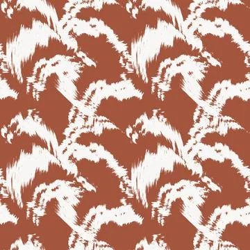 Abstract Brush Fur Seamless Pattern Stock Illustration