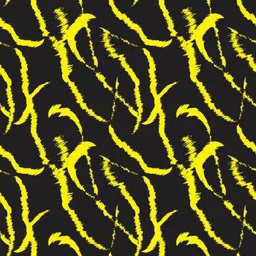 Abstract Brush Fur Seamless Pattern Stock Illustration