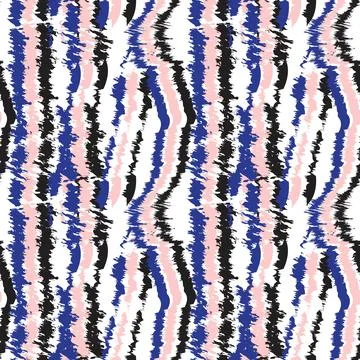 Abstract Brush Fur Seamless Pattern Stock Illustration