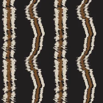 Abstract Brush Fur Seamless Pattern Stock Illustration