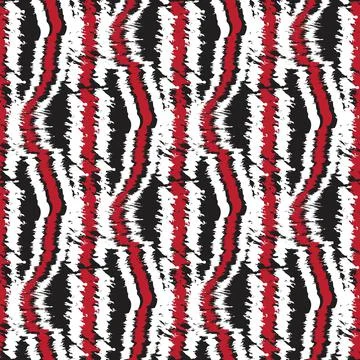 Abstract Brush Fur Seamless Pattern Stock Illustration