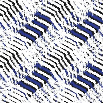 Abstract Brush Fur Seamless Pattern Stock Illustration