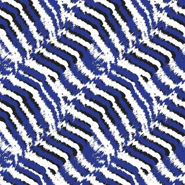 Abstract Brush Fur Seamless Pattern Illustrazione stock