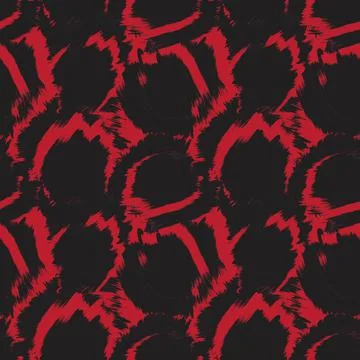 Abstract Brush Fur Seamless Pattern Stock Illustration