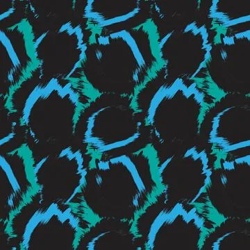 Abstract Brush Fur Seamless Pattern Stock Illustration