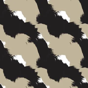 Abstract Brush Fur Seamless Pattern Stock Illustration