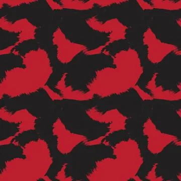 Abstract Brush Fur Seamless Pattern Stock Illustration