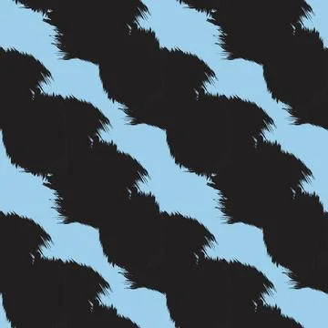 Abstract Brush Fur Seamless Pattern Stock Illustration