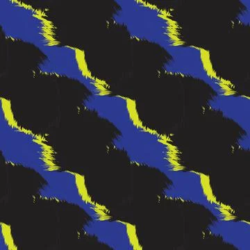 Abstract Brush Fur Seamless Pattern Stock Illustration