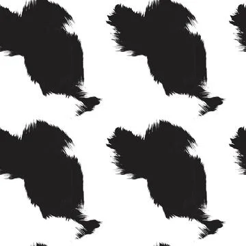 Abstract Brush Fur Seamless Pattern Stock Illustration