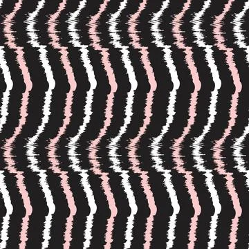 Abstract Brush Fur Seamless Pattern Illustrazione stock