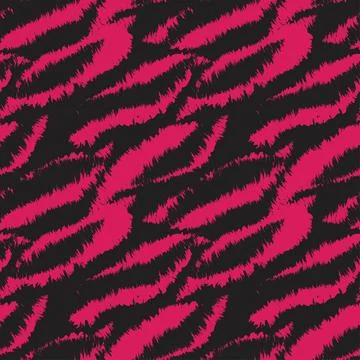 Abstract Brush Fur Seamless Pattern Stock Illustration