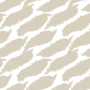 Abstract Brush Fur Seamless Pattern Stock Illustration