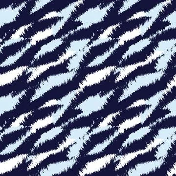 Abstract Brush Fur Seamless Pattern Stock Illustration
