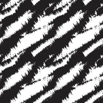 Abstract Brush Fur Seamless Pattern Stock Illustration