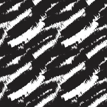Abstract Brush Fur Seamless Pattern Stock Illustration