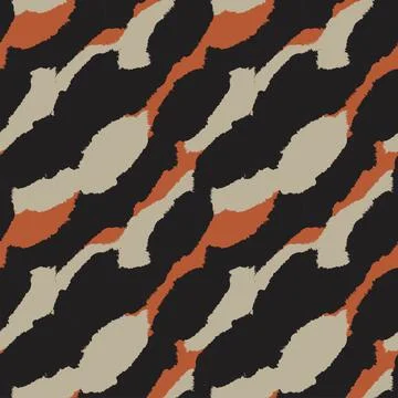 Abstract Brush Fur Seamless Pattern Stock Illustration