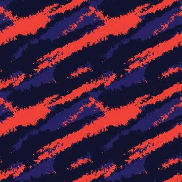 Abstract Brush Fur Seamless Pattern Stock Illustration