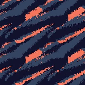 Abstract Brush Fur Seamless Pattern Stock Illustration