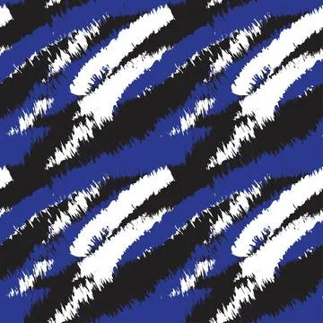 Abstract Brush Fur Seamless Pattern Stock Illustration