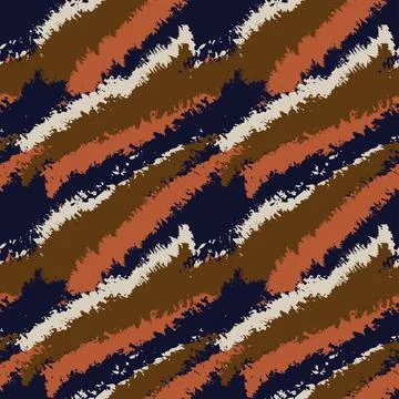Abstract Brush Fur Seamless Pattern Illustrazione stock