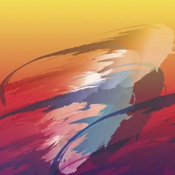 Abstract brush stroke background Stock Illustration