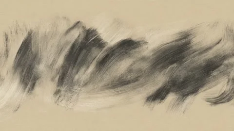 Abstract brush stroke background, sweeping hand drawn digital motion textur.. 库存影片 342042795