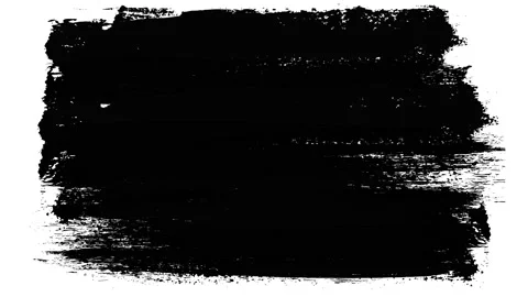 Abstract brush stroke black and white . Video stock 106336300