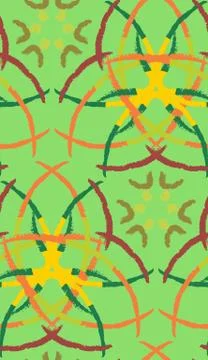 Abstract Brush Stroke Pattern Stock Illustration