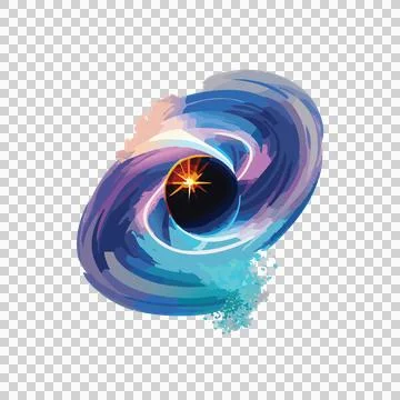 Abstract Brush Stroke Swirl Shape swirling black texture Stock Illustration