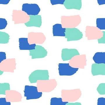 Abstract Brush Strokes Pattern Illustrazione stock