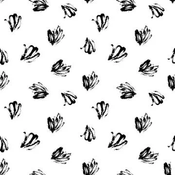 Abstract Brush Strokes Pattern Stock Illustration