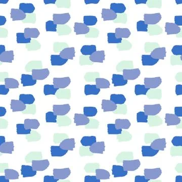 Abstract Brush Strokes Pattern Stock Illustration