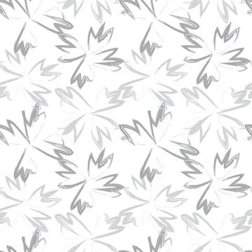 Abstract Brush Strokes Seamless Pattern Stock Illustration