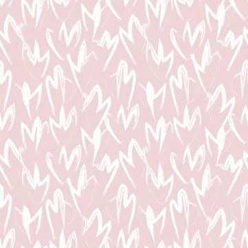 Abstract Brush Strokes Seamless Pattern Stock Illustration