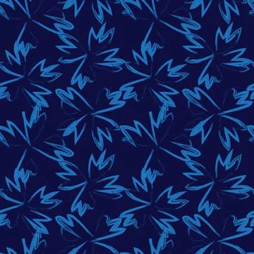Abstract Brush Strokes Seamless Pattern Stock Illustration