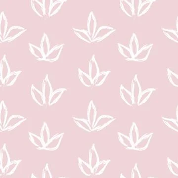 Abstract Brush Strokes Seamless Pattern Stock Illustration